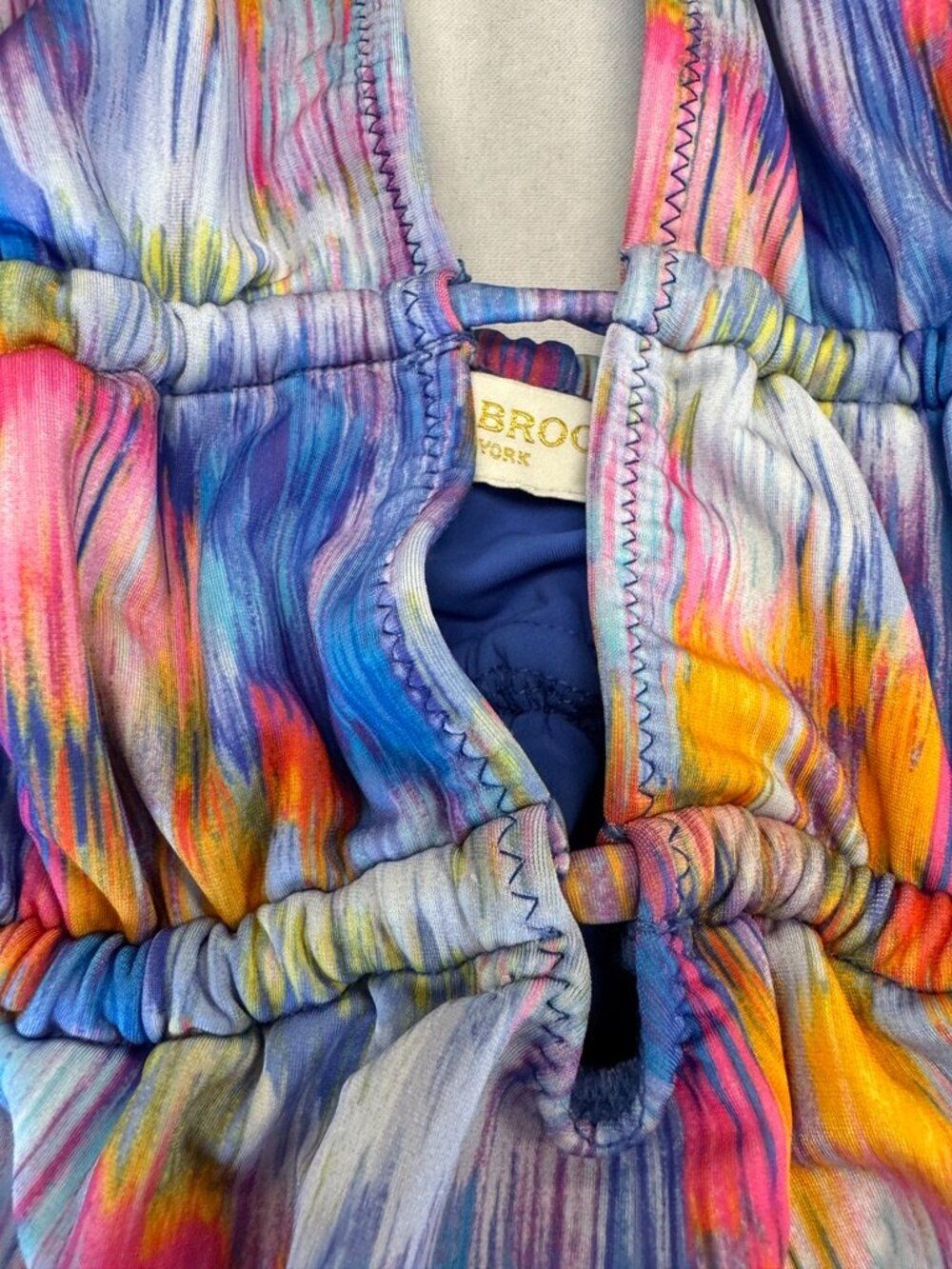Ramy Brook Ikat Colorful One Piece Swimsuit Size Small S - Picture 7 of 12